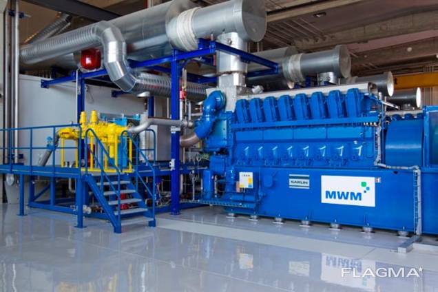 Used gas engine MWM TCG 2020 V20, 2000 kW, 2018
