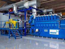 Б/У газовый двигатель MWM TCG 2020 V20, 2000 Квт, 2018 г. в.