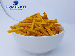 Chips made from corn and wheat flour