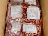 Dried salted red squid filet cutted with crab taste - photo 1