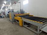 Equipment for laminating chipboard, MDF