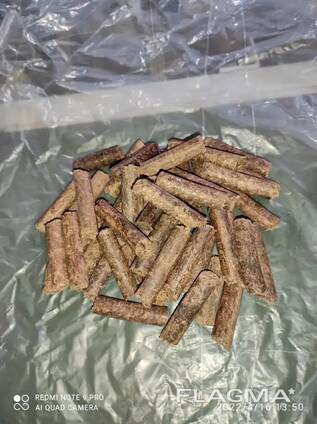 Fuel Pellets from Sunflowers, Flax, Cotton.