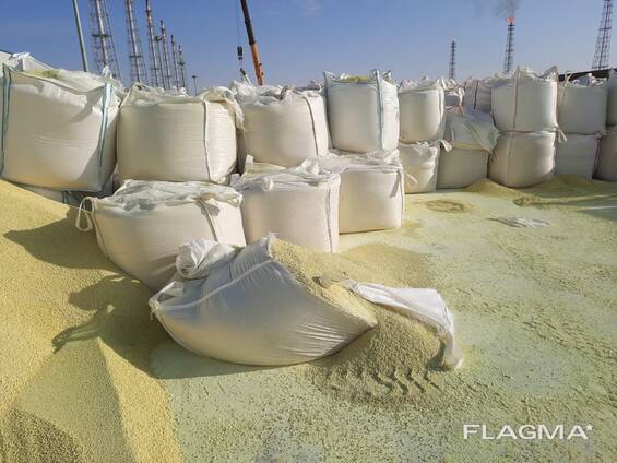 Granulated sulfur