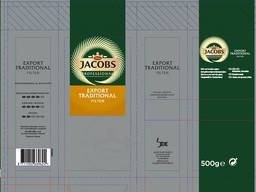 Jacobs coffee for export