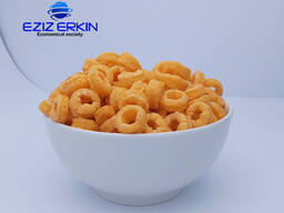 Кукурузные колечки со вкусом апельсина