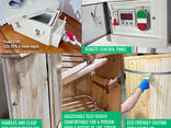 Mini sauna, steamroom for home, partatable sauna cabins - photo 13