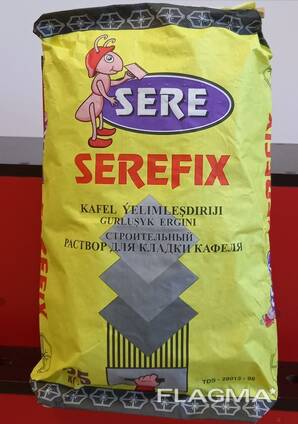 Mortar for laying tiles. Раствор для кладки кафеля