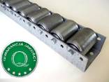 Roller rail track pallet roller gravity conveyor steel L=2000mm - photo 1