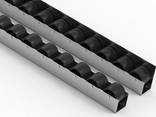 Roller track flow rail roller gravity conveyor rail type 100/33 L=2000mm - photo 1