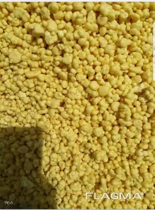 Сера гранулированная, комовая, техническая