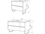 Price for a set, bedside table, wardrobe, mirror, sink - photo 6