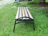 Скамейка «Эпик» пластиковая с металическим основанием - фото 3
