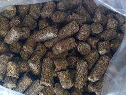 Sunflower husk granulated