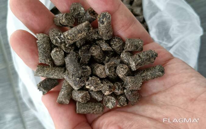 Sunflower husk pellets