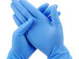 Wholesale Blue Powder Free Nitrile Gloves With High Quality Disposable Nitrile gloves