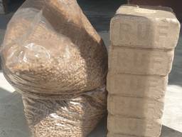 Wood pellets, briquettes (RUF) for heating